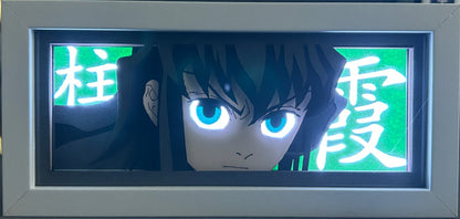 [MADE TO ORDER] Demon Slayer - Muichiro Light Box (Shipping Calculated At Checkout)
