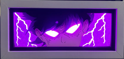 [MADE TO ORDER] Mob Psycho 100 - Shigeo Light Box (Shipping Calculated At Checkout)