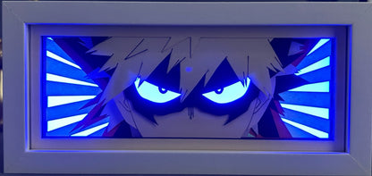 [MADE TO ORDER] My Hero Academia - Bakugo Light Box (Shipping Calculated At Checkout)
