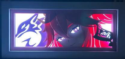 [MADE TO ORDER] Genshin Impact - Yae Miko Light Box (Shipping Calculated At Checkout)