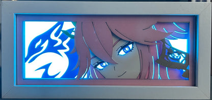 [MADE TO ORDER] Genshin Impact - Yae Miko Light Box (Shipping Calculated At Checkout)