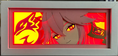 [MADE TO ORDER] Genshin Impact - Yae Miko Light Box (Shipping Calculated At Checkout)
