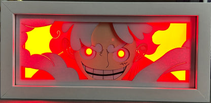 [MADE TO ORDER] One Piece - Gear 5 Nika Luffy Light Box (Shipping Calculated At Checkout)