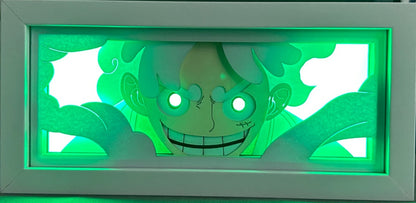 [MADE TO ORDER] One Piece - Gear 5 Nika Luffy Light Box (Shipping Calculated At Checkout)