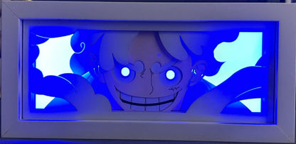 [MADE TO ORDER] One Piece - Gear 5 Nika Luffy Light Box (Shipping Calculated At Checkout)