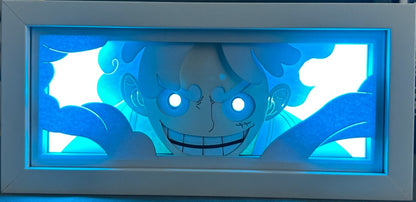 [MADE TO ORDER] One Piece - Gear 5 Nika Luffy Light Box (Shipping Calculated At Checkout)