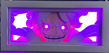 [MADE TO ORDER] One Piece - Gear 5 Nika Luffy Light Box (Shipping Calculated At Checkout)