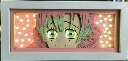 [MADE TO ORDER] Demon Slayer - Mitsuri Light Box (Shipping Calculated At Checkout)