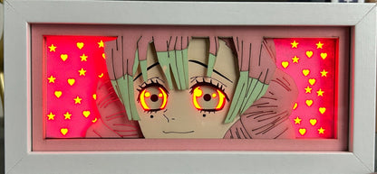 [MADE TO ORDER] Demon Slayer - Mitsuri Light Box (Shipping Calculated At Checkout)