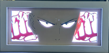 [MADE TO ORDER] One Punch Man - Saitama Light Box (Shipping Calculated At Checkout)