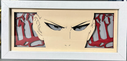 [MADE TO ORDER] One Punch Man - Saitama Light Box (Shipping Calculated At Checkout)
