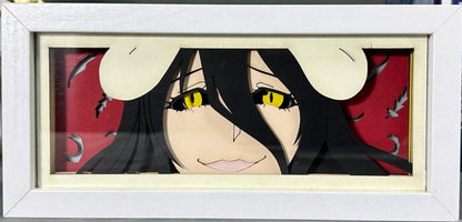 [MADE TO ORDER] Overlord - Albedo Light Box (Shipping Calculated At Checkout)