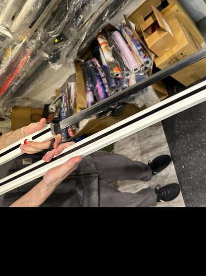 Naruto - Sasuke White Grasscutter Metal Sword (Price Does Not Include Shipping - Please Read Description)