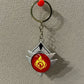 Genshin Impact - Pyro Snezhnaya Vision Metal Keychain