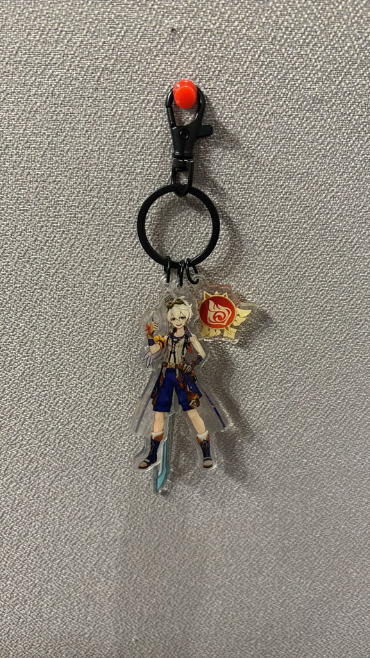 Genshin Impact - Bennett Acrylic 3 Piece Keychain