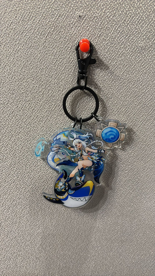 Genshin Impact -  Mualani Acrylic 3 Piece Keychain