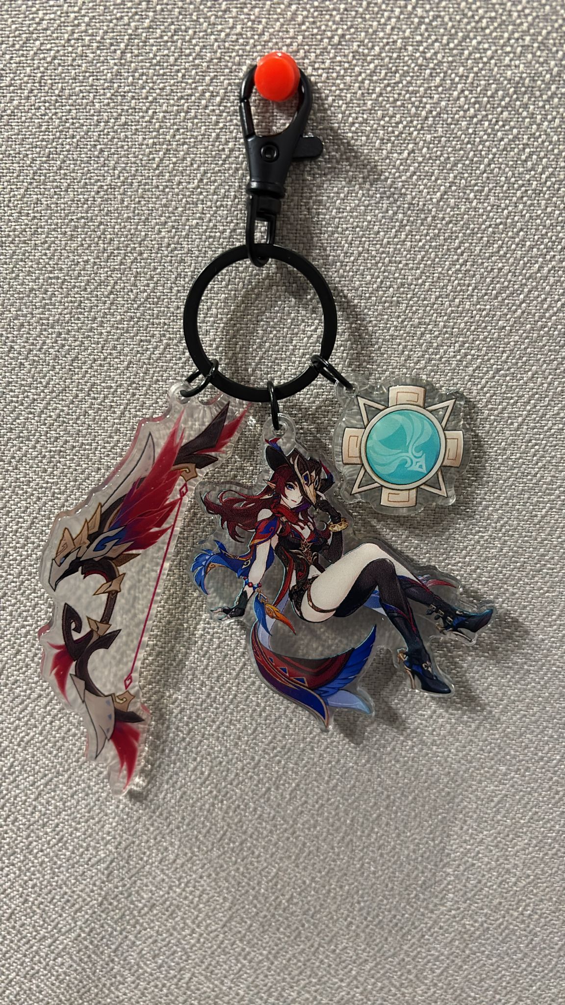 Genshin Impact -  Chasca Acrylic 3 Piece Keychain