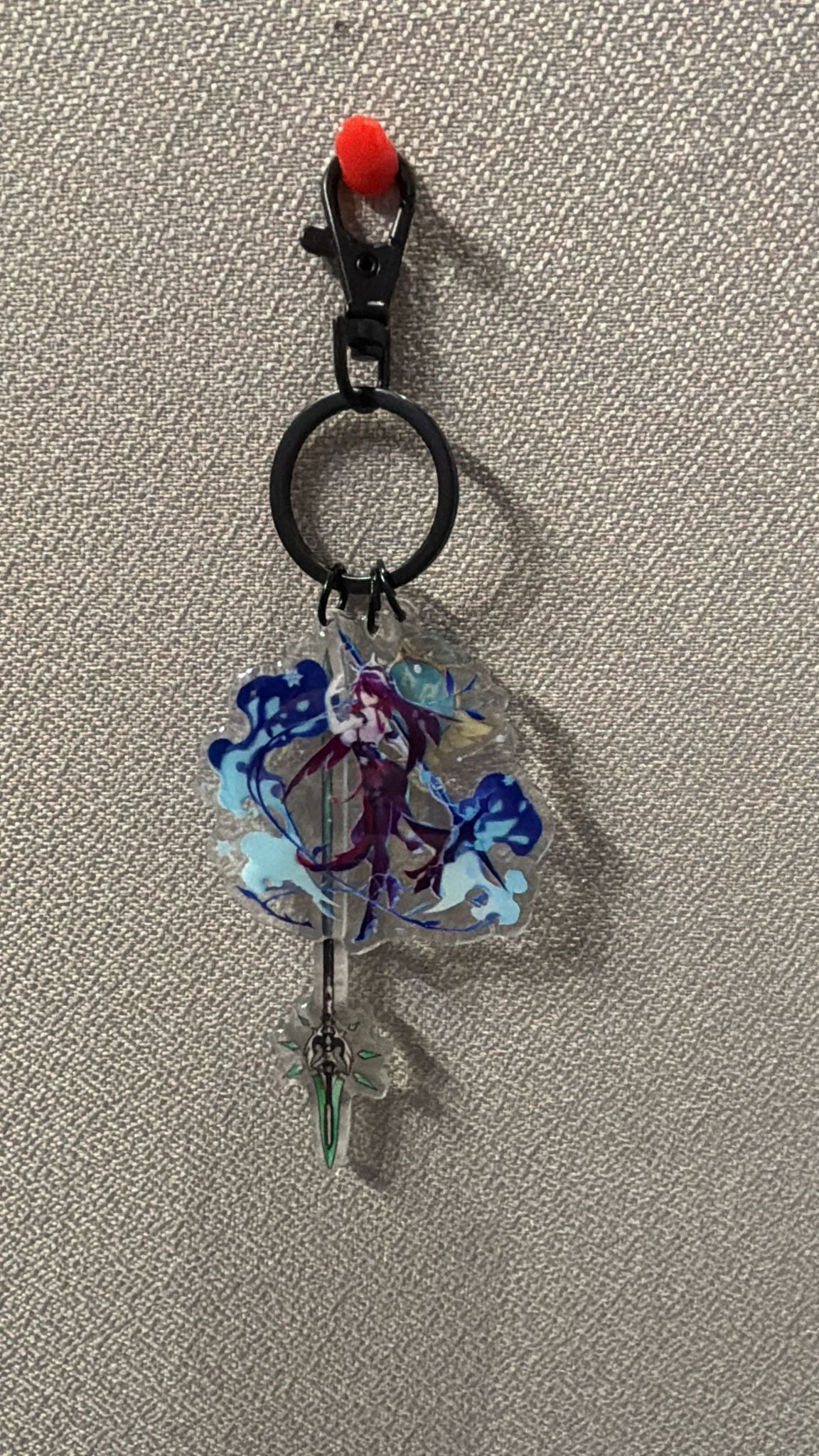 Genshin Impact -  Rosaria Acrylic 3 Piece Keychain