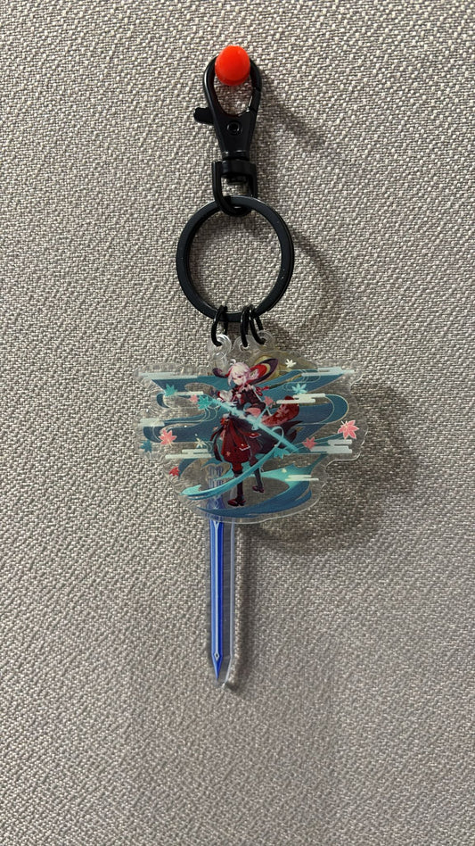 Genshin Impact -   Kazuha Style B Acrylic 3 Piece Keychain