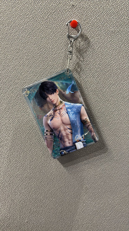 Love and Deepspace - Rafayel Style 1 Acrylic Glitter Keychain