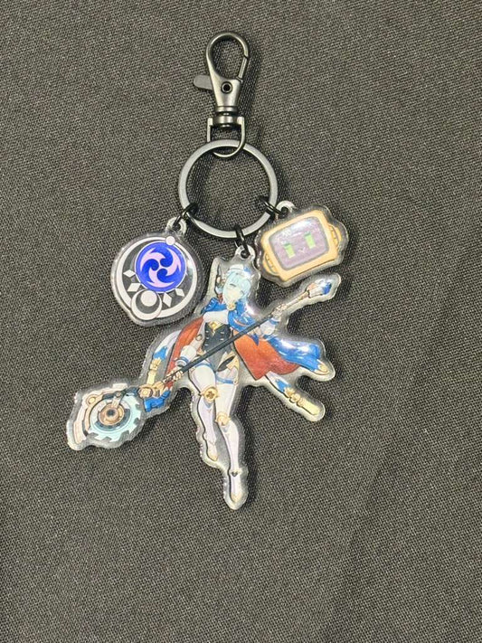 Genshin Impact - Ineffa Acrylic 3 Piece Keychain