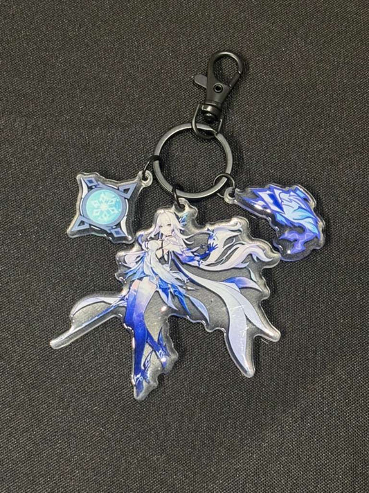 Genshin Impact - Skirk Acrylic 3 Piece Keychain