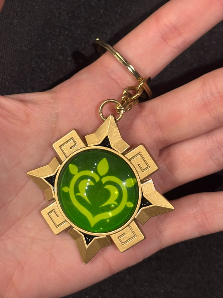 Genshin Impact - Dendro Natlan Vision Metal Keychain