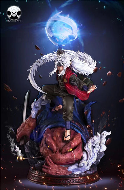 Naruto Shippuden - Burning Wind Studio - Jiraiya Resin Statue (Price Does Not Include Shipping)