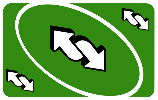 UNO - Reverse Green Credit Card Stickers