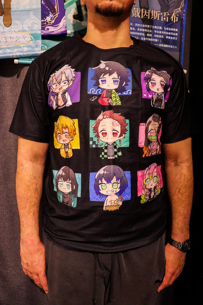 Demon Slayer - Chibi Hashiras T-Shirt