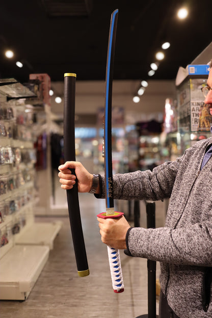 Demon Slayer - Tomoika Giyu Metal Sword (Water Hashira) (Price Does Not Include Shipping - Please Read Description)