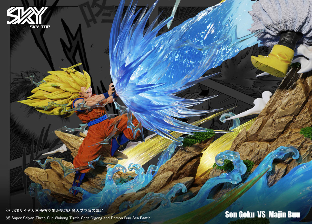 [PRE ORDER] Dragon Ball  - Sky Studio -  Goku vs Majin Buu (Price Does Not Include Shipping)