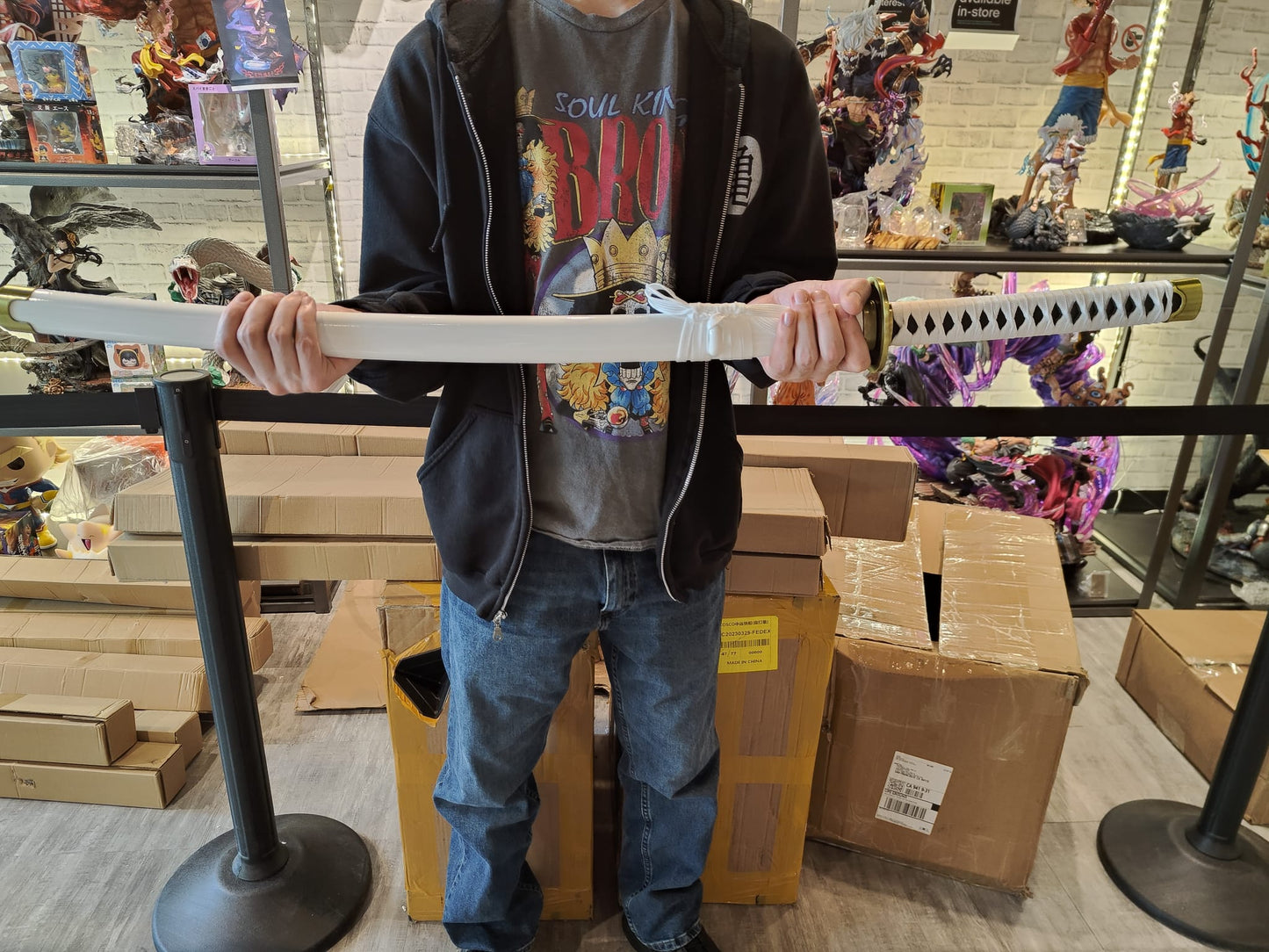 One Piece - Roronoa Zoro Wado Ichimonji Metal Sword (Price Doe Not Include Shipping)