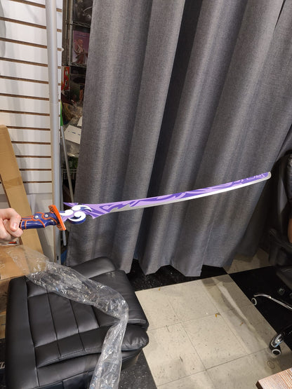 Genshin Impact - Raiden Shogun Metal Sword (Musou no Hitotachi) (Price Does Not Include Shipping - Please Read Description)
