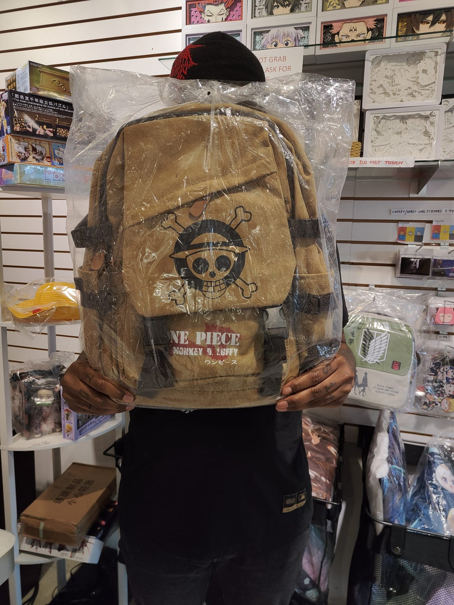 One Piece - Luffy Straw Hat Symbol Backpack (Price Includes Shipping)