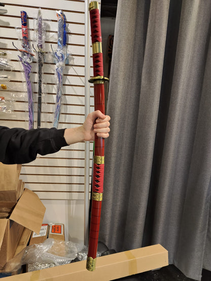 One Piece - Roronoa Zoro Sandai Kitetsu Metal Sword (Price Does Not Include Shipping - Please Read Description)