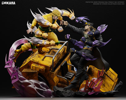 [PRE ORDER] Jojo's Bizarre Adventures - Chikara Studio - Jotaro vs Dio(Price does not include shipping - Please Read Description)