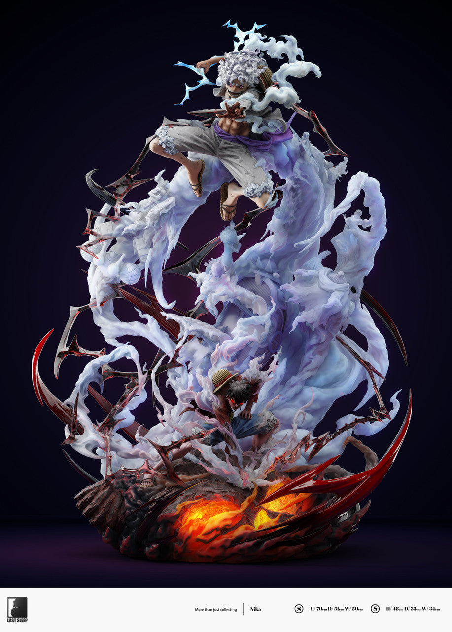 One Piece -Nika/Gear 5 Luffy Figure – flyingraijinotakufactory