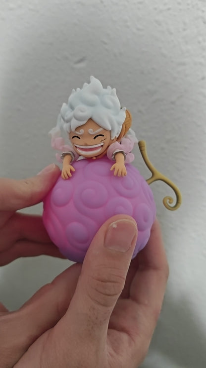 [US STOCK] One Piece - Happy Life Studio - Nika Luffy, Ace, Chopper, Nico Robin Voice-Activated PVC Lamps