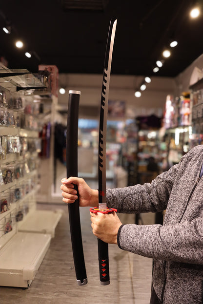 Demon Slayer - Tanjiro Upgraded With Rengoku Handguard Metal Sword (Price Does Not Include Shipping - Please Read Description)