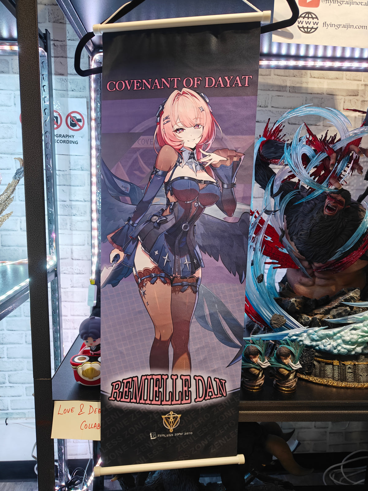 Zenless Zone Zero - Remille Black Dress 1 Wall Scroll