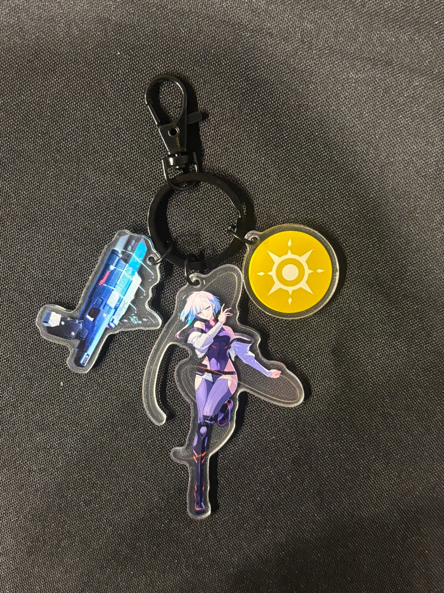 Wuthering Waves X Cyberpunk - Lucy Acrylic 3 Piece Keychain