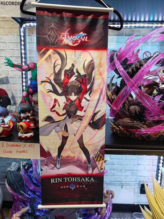 Honkai Star Rail x Fate - Rin Tohsaka Wall Scroll