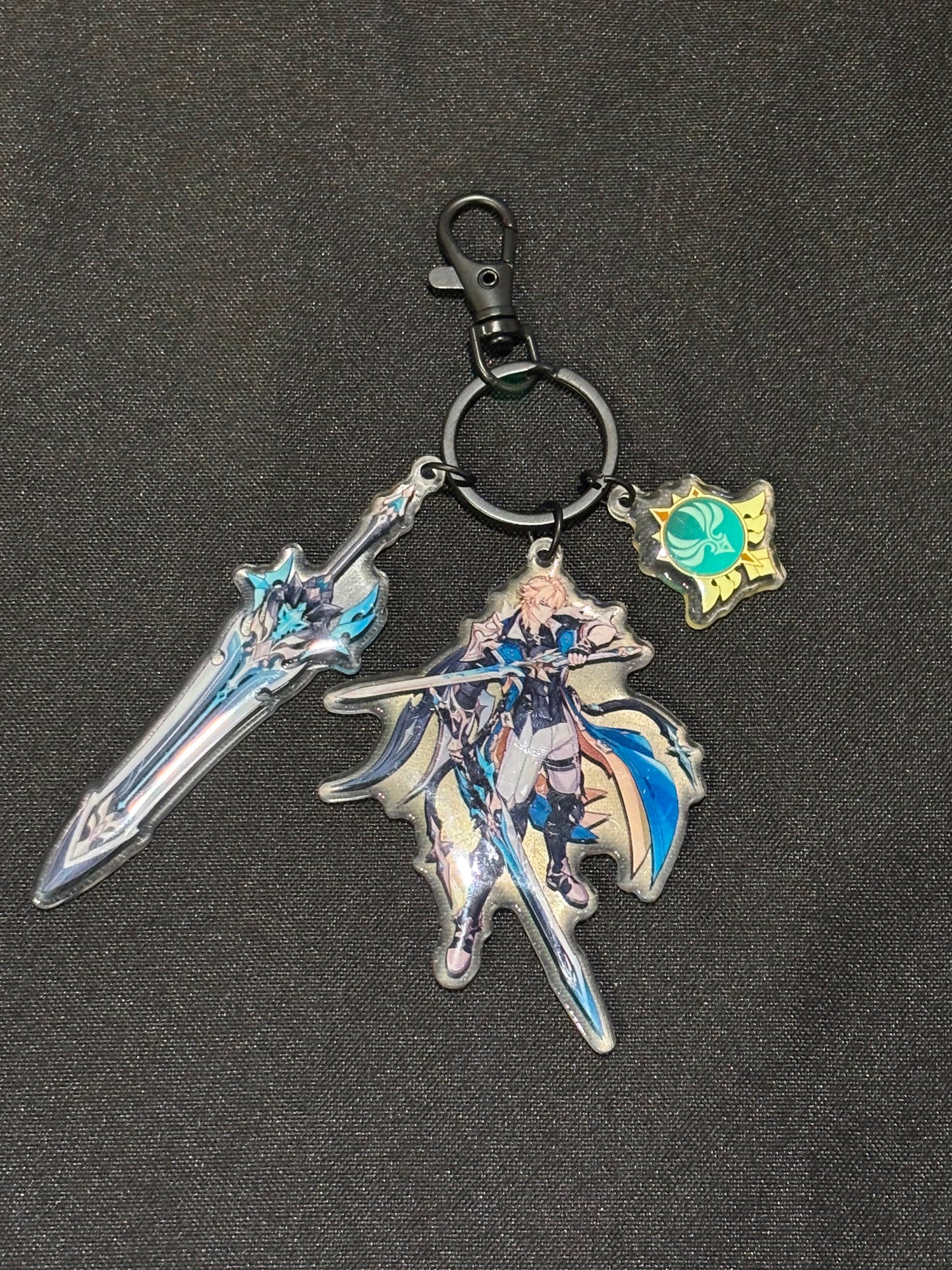 Genshin Impact - Varka Acrylic 3 Piece Keychain