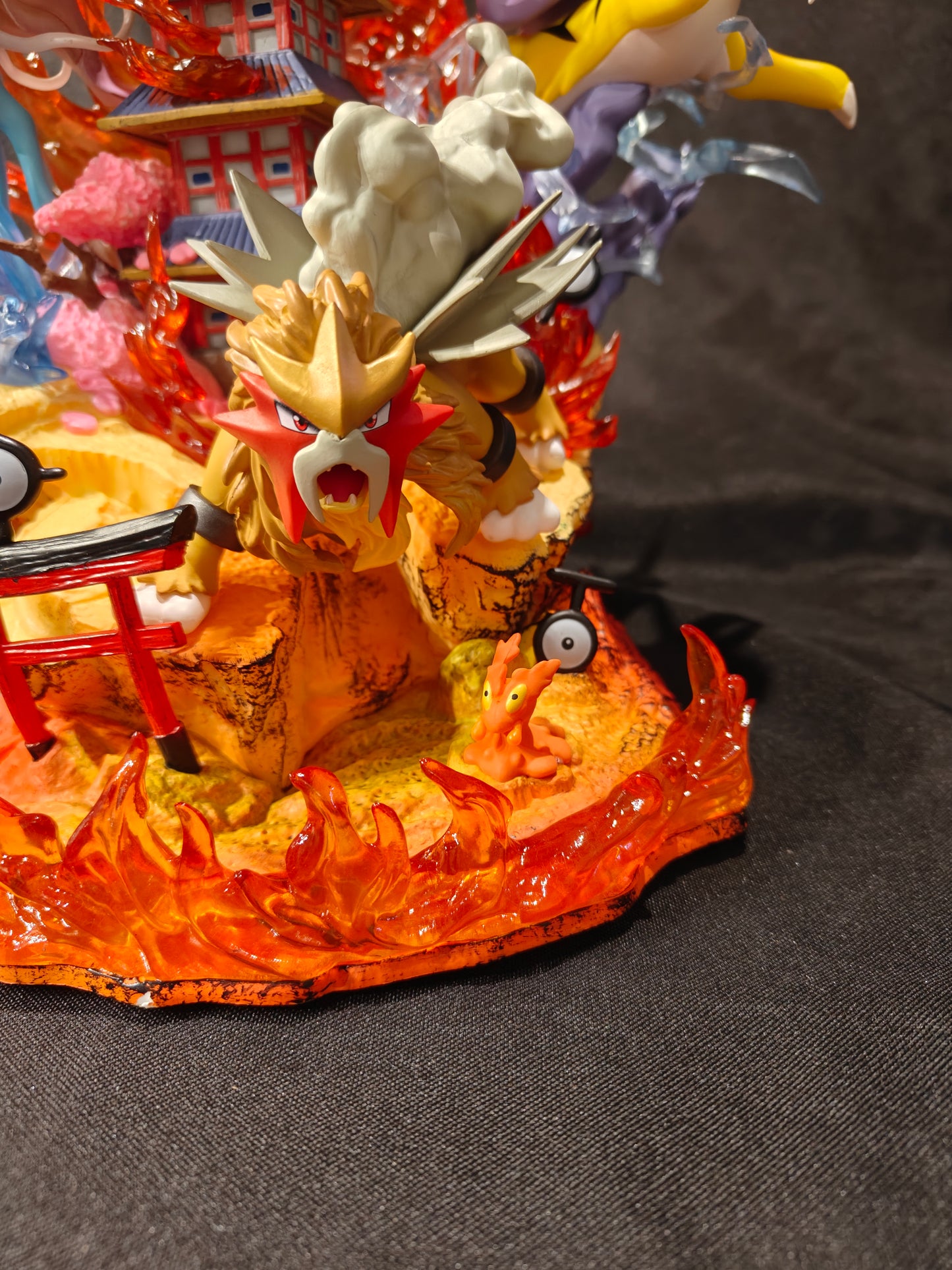Pokemon - The Legendary Beasts - Ho-oh, Raikou, Entei, and Suicune Fan-made PVC Figure