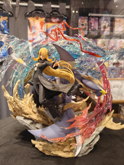 [US STOCK] Pokemon - Fantasy Studio - Cynthia & Garchomp Resin Statue