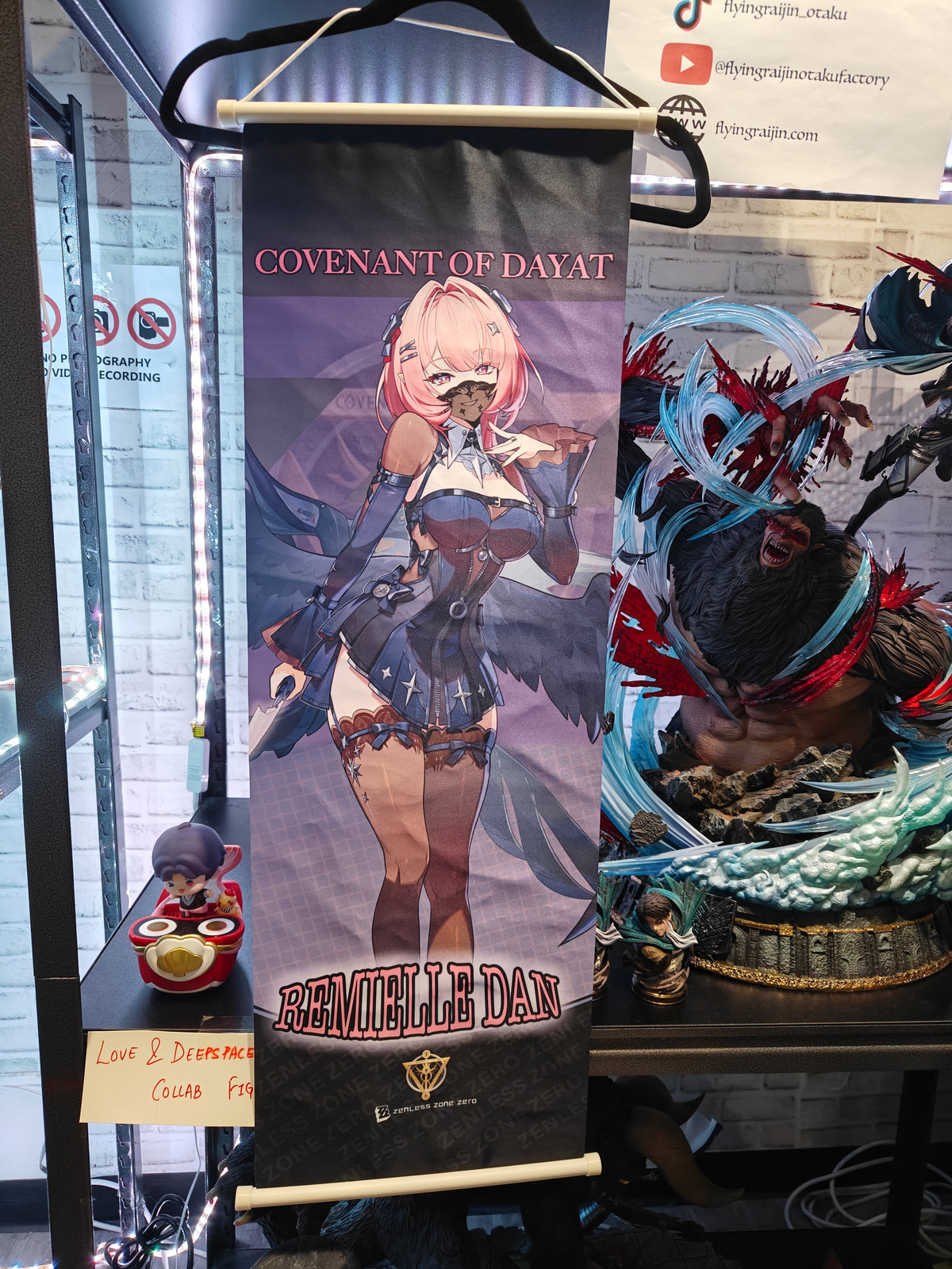 Zenless Zone Zero - Remille Black Dress 2 Wall Scroll