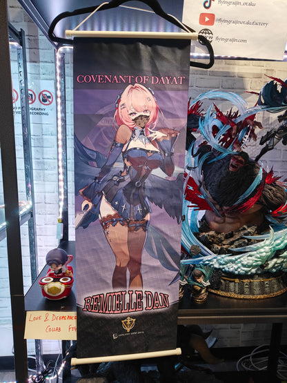 Zenless Zone Zero - Remille Black Dress 2 Wall Scroll