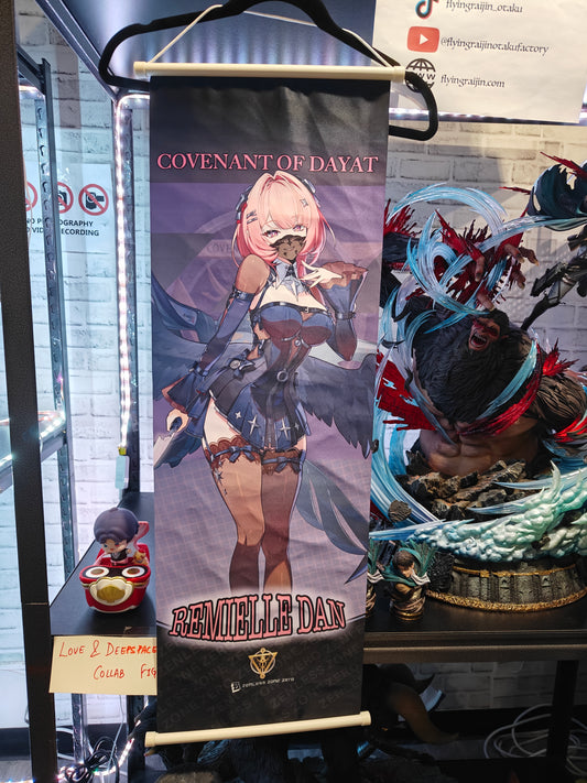 Zenless Zone Zero - Remille Black Dress 2 Wall Scroll