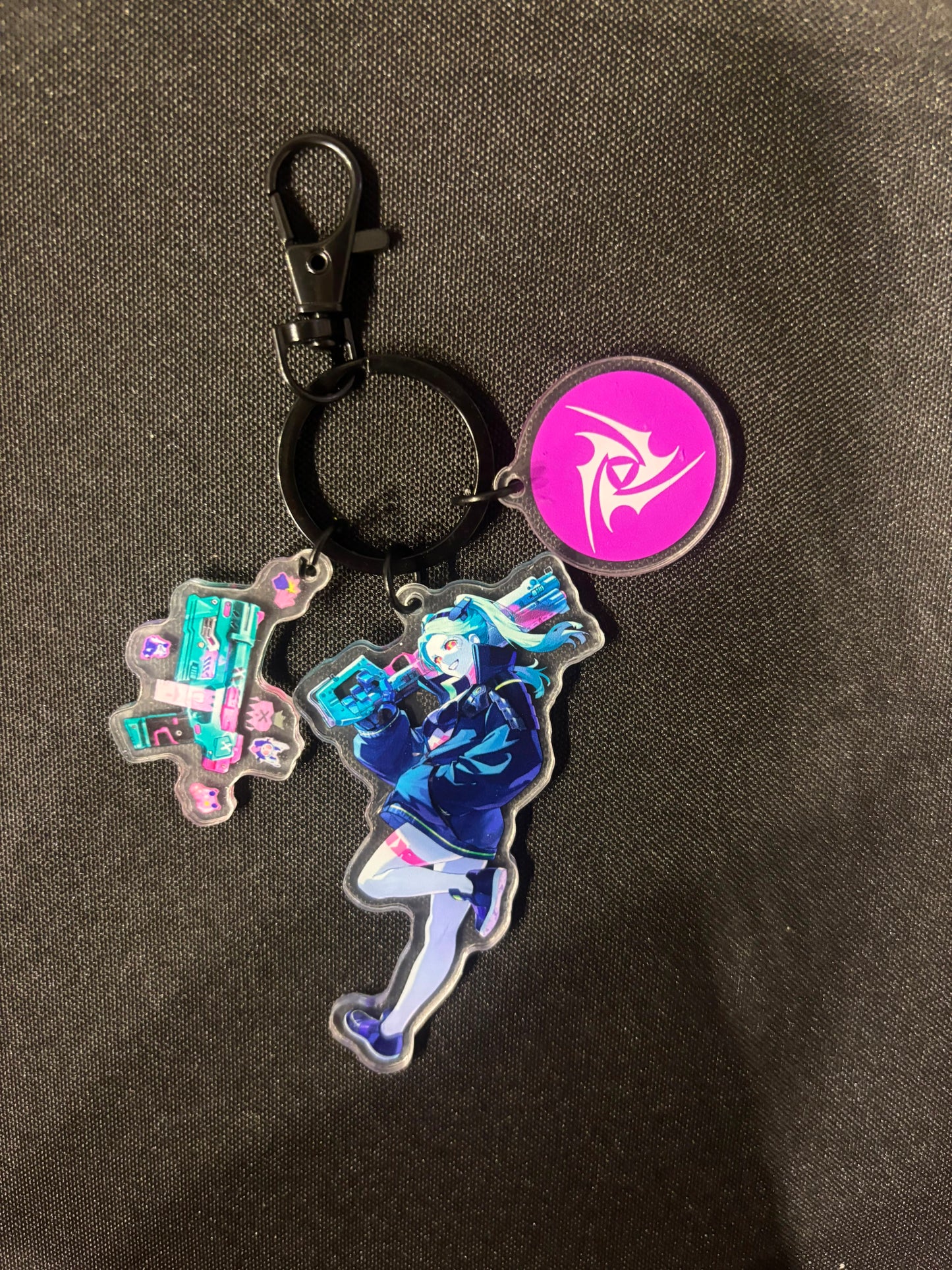 Wuthering Waves X Cyberpunk - Rebecca Acrylic 3 Piece Keychain